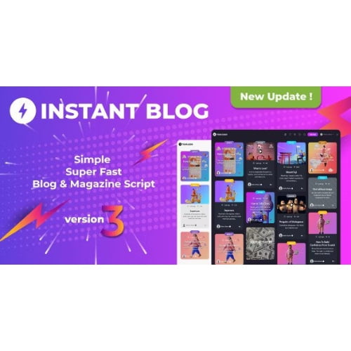 Instant Blog Fast Simple Blog Php Script