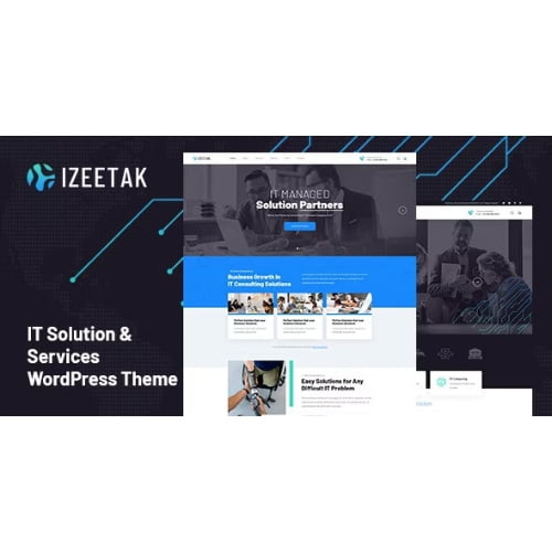 Izeetak – IT Solutions & Services WordPress Theme