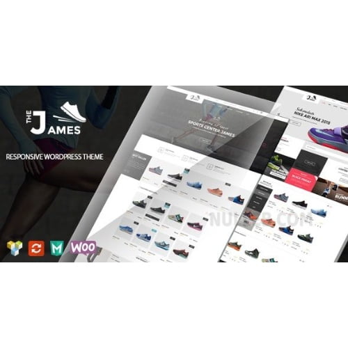 James Responsive WooCommerce Shoes Theme