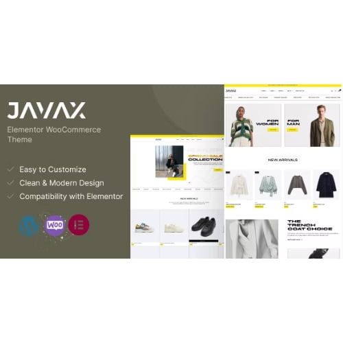 Javax Elementor WooCommerce Theme