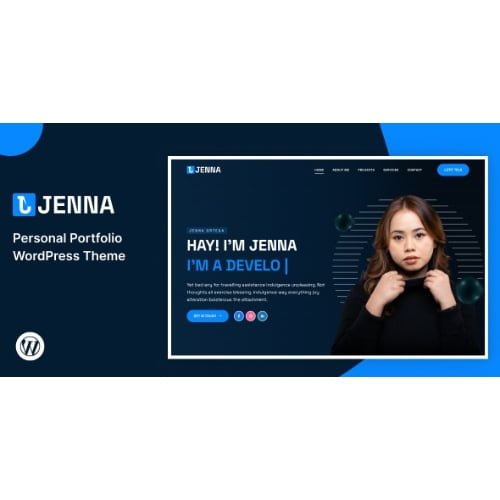 Jenna – Personal Portfolio WordPress Theme