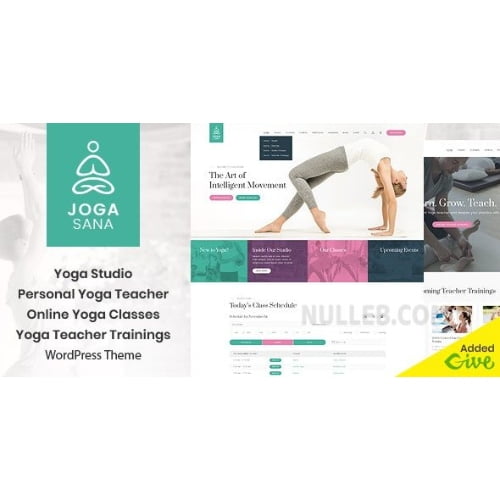 Jogasana – Yoga Oriented WordPress Theme