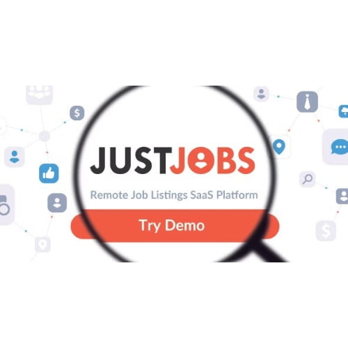 JustJobs Remote Job Listings SaaS platform