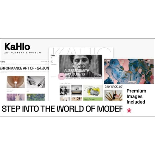Kahlo – Art Gallery and Museum Theme