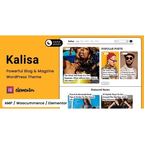 Kalisa Blog Magazine WordPress Theme Nulled