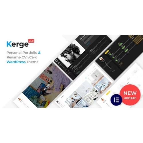 Kerge – Resume WordPress Theme