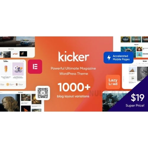 Kicker Multipurpose Blog Magazine WordPress Theme