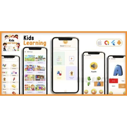 Kids learning App kids all in one learning flutter app Flutter Android iOS App V2