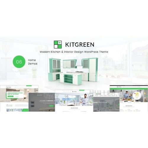 KitGreen – Interior and Kitchen Design WordPress Theme