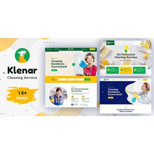 Klenar – Cleaning Services WordPress Theme RTL