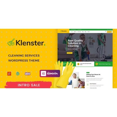 Klenster Cleaning Services WordPress Theme