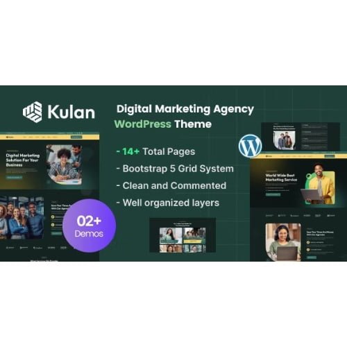 Kulan – Digital Marketing Agency WordPress Theme