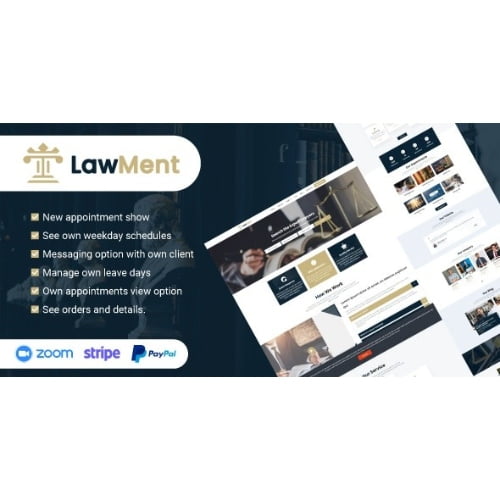 LawMent SaaS Based Multi Lawyer Appointment System Free Download 1