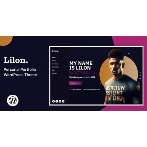 Lilon – Personal Portfolio WordPress Theme Nulled