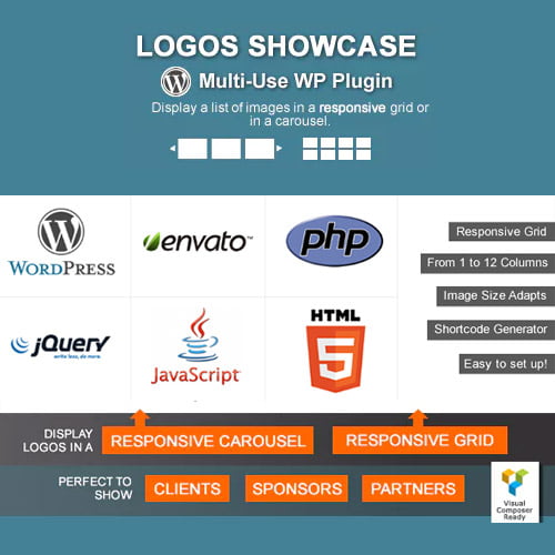 Logos Showcase Multi Use Responsive WP Plugin