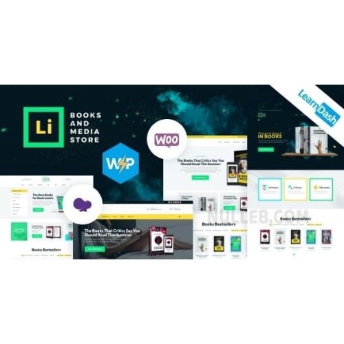 Lorem Ipsum Books Media Store WordPress Theme