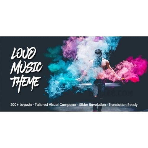 Loud A Modern WordPress Theme for the Music Industry 1