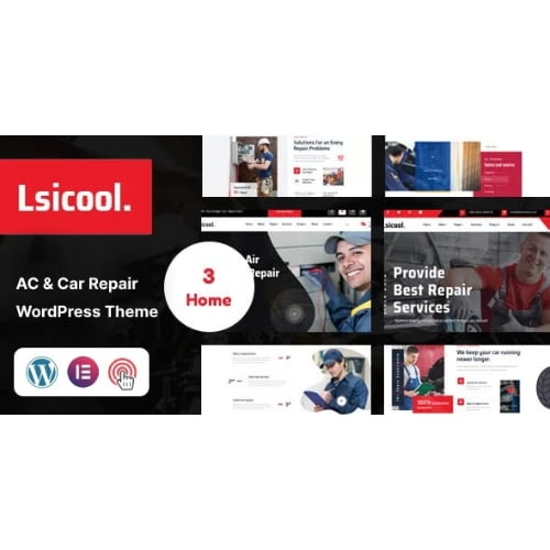 Lsicool Nulled AC Car Repair WordPress Theme Free Download