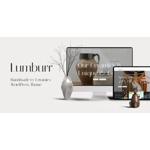 Lumburr Handmade Ceramics WordPress Theme