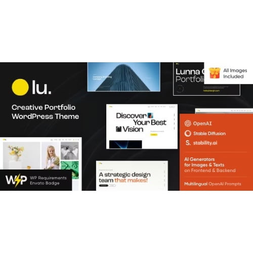 Lunna Portfolio Theme