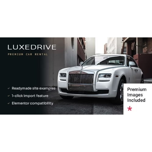 LuxeDrive Limousine and Car Rental Theme