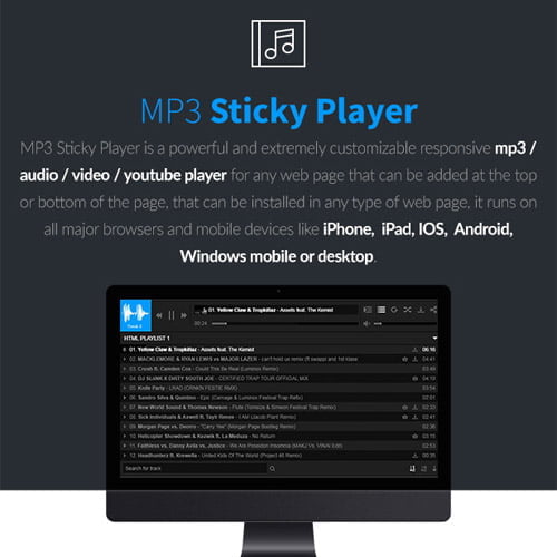 MP3 Sticky Player Wordpress Plugin
