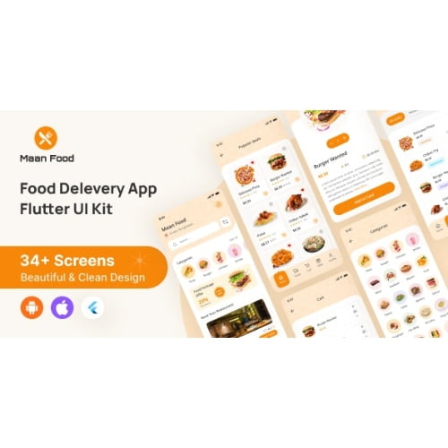 Maan Food Flutter Food Delivery App UI Kit