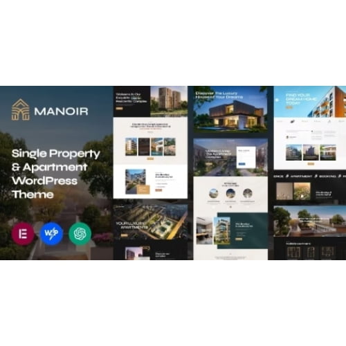 Manoir Single Property Apartment WordPress Theme Free Download