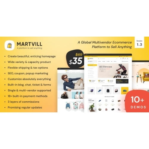 Martvill A Global Multivendor Ecommerce Platform to Sell Anything Nulled 1