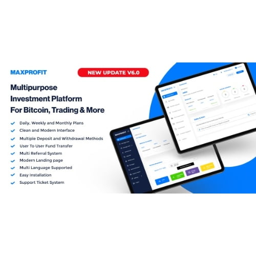 Max Profit Online Multipurpose Investment Platform Nulled