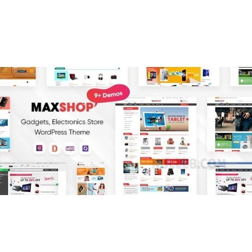 MaxShop Electronics Store Elementor WooCommerce WordPress Theme