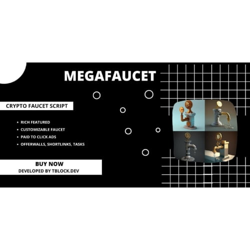 MegaFaucet Crypto Faucet Script 1152x576 1