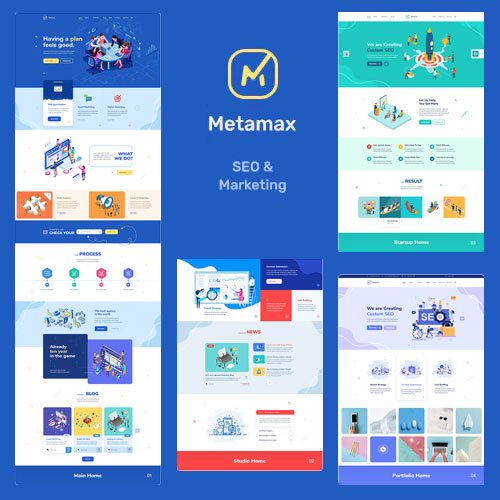 MetaMax SEO and Marketing WordPress Theme