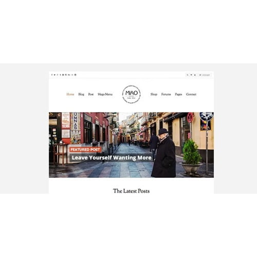 Miao Fashion Magazine News Blog WordPress Theme