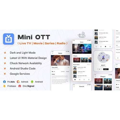 Mini OTT Live TV Streaming Movie Radio