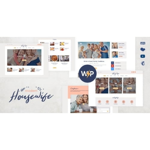 Modern Housewife | Women & Family WordPress Blog Theme