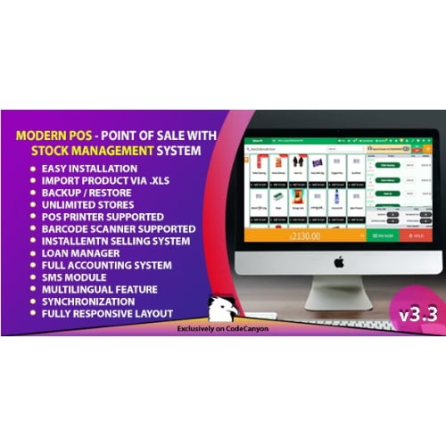 Modern POS Nulled Point of Sale with Stock Management System Free Download