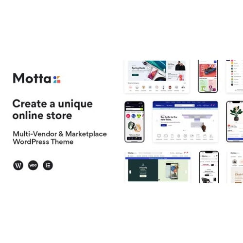Motta Multi Vendor and Marketplace WordPress Theme