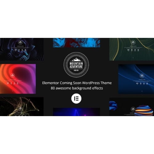 Mountain Elementor Coming Soon WordPress Theme