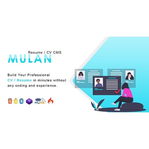 Mulan Resume CV CMS Nulled 2