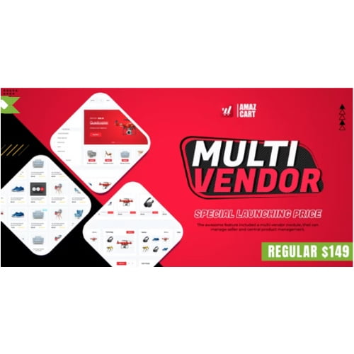 Multi Vendor AmazCart Laravel Ecommerce System CMS Module Free Download 1