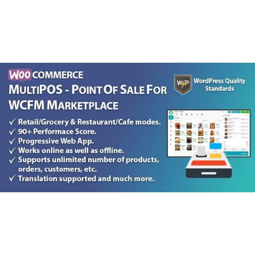 MultiPOS Point of Sale for WCFM Marketplace MultiVendor POS System