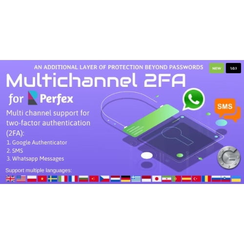 Multichannel Two Factor Authentication for Perfex CRM