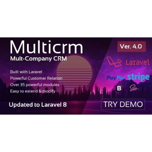 Multicrm Multipurpose Laravel CRM Nulled