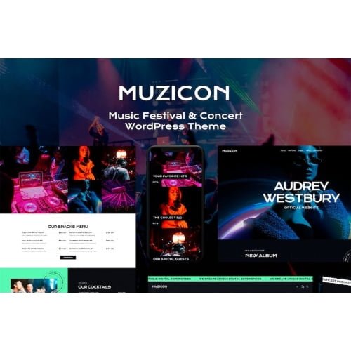 Muzicon Music Festival Concert WordPress Theme Nulled