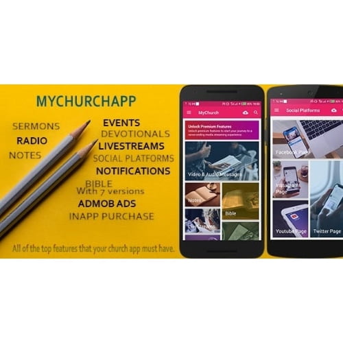 My Church App Android IOS Flutter Church Application Nulled