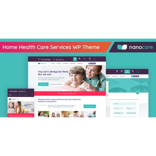 NanoCare Nulled Home Health Care Medical Care WordPress Theme Free Download