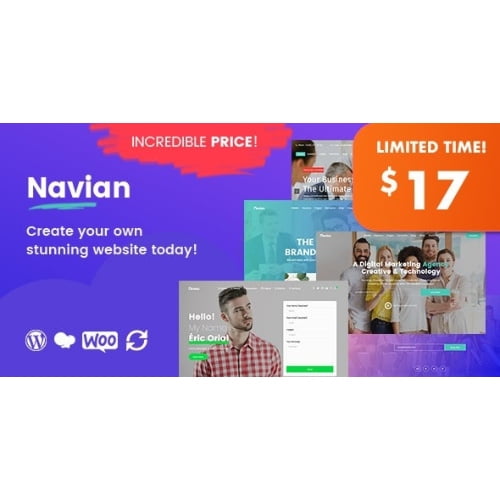Navian Multi Purpose Responsive WordPress Theme Nulled