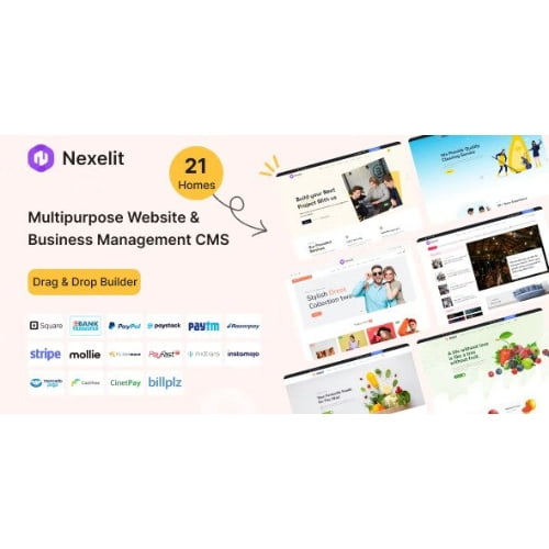 Nexelit Multipurpose Website CMS Business CMS