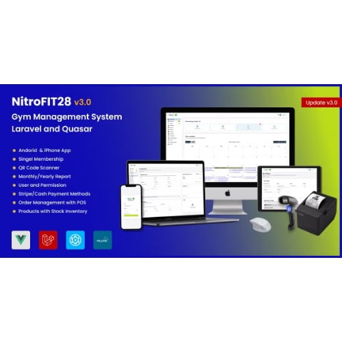NitroFIT28 Fitness Gym Management System